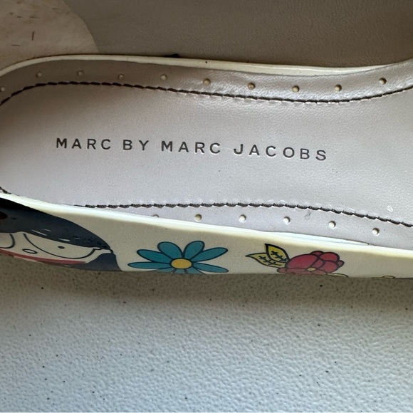 Marc Jacobs Runway leather womens flats transparent Oxford. Super cute! - Picture 8 of 8